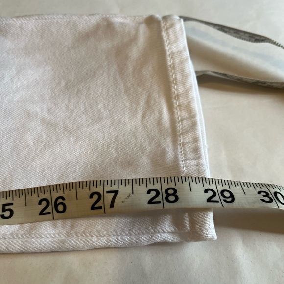 NWT AG white Mari high rise jeans size 24 - Picture 10 of 10